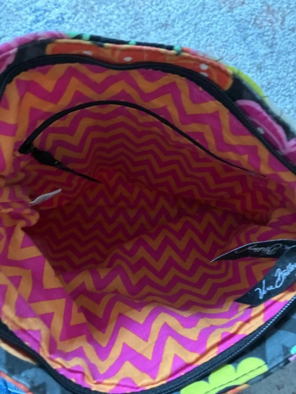 Vera Bradley Ziggy Zinnia Hipster Crossbody-Vibrant Summer Floral